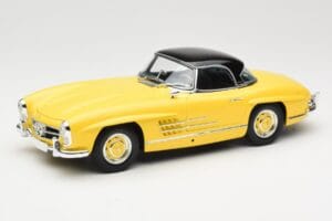 Mercedes 300 SL W198 Roadster Hardtop Signal Yellow Minichamps 1:18 180039044 Metall — Bild 3 von 9