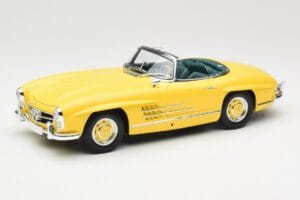 Mercedes 300 SL W198 Roadster Hardtop Signal Yellow Minichamps 1:18 180039044 Metall