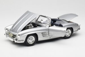 Mercedes 300 SL W198 Roadster Silver Metallic Minichamps 1:18 180039030 Metall — Bild 2 von 8