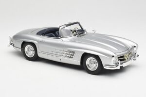 Mercedes 300 SL W198 Roadster Silver Metallic Minichamps 1:18 180039030 Metall — Bild 6 von 8