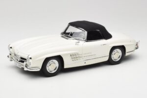 Mercedes 300 SL W198 Roadster Weiß Mit Softtop Minichamps 1:18 180039034 Metall — Bild 3 von 9
