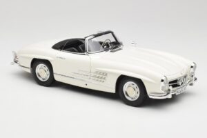 Mercedes 300 SL W198 Roadster Weiß Mit Softtop Minichamps 1:18 180039034 Metall — Bild 7 von 9