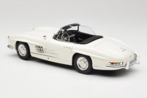 Mercedes 300 SL W198 Roadster Weiß Mit Softtop Minichamps 1:18 180039034 Metall — Bild 8 von 9