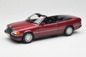 Mercedes 300CE-24 A124 Cabriolet Almandine Rot Metallic Norev 1:18 B66040616 Metall