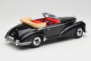 Mercedes 300S W188 Roadster Schwarz Welly 1:18 801-3271398 Metall — Bild 3 von 8