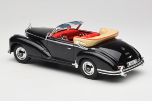 Mercedes 300S W188 Roadster Schwarz Welly 1:18 801-3271398 Metall — Bild 7 von 8
