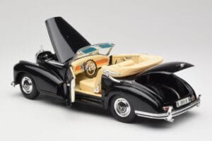 Mercedes 300SC W188 Obsidian Schwarz Maisto 1:18 806B Metall — Bild 5 von 8