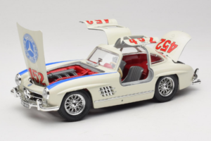 Mercedes 300SL #452 Mille Miglia 1955 Weiß Bburago 1:18 3015-M2 Metall — Bild 2 von 8