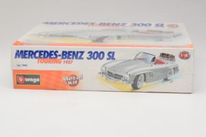 Mercedes 300SL Roadster Silber Bburago 1:18 7043 Metall — Bild 2 von 4