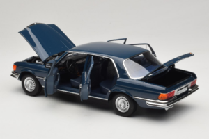 Mercedes 350 SEL W116 Hansa Blue Norev 1:18 183976 Metall — Bild 5 von 8