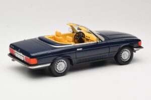 Mercedes 350 SL R107 Dunkelblau Sun Star 1:18 MB003 Metall — Bild 3 von 8