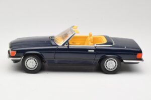 Mercedes 350 SL R107 Dunkelblau Sun Star 1:18 MB003 Metall — Bild 4 von 8