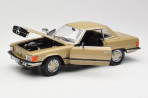 Mercedes 350 SL R107 Gold Sun Star 1:18 MB004 Metall — Bild 2 von 8