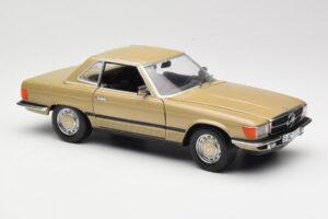 Mercedes 350 SL R107 Gold Sun Star 1:18 MB004 Metall — Bild 6 von 8