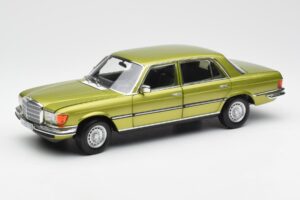 Mercedes 450 SEL W116 Citrus Grün Händler Edition Norev 1:18 B66040683 Metall