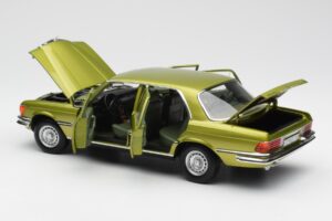 Mercedes 450 SEL W116 Citrus Grün Händler Edition Norev 1:18 B66040683 Metall — Bild 5 von 8