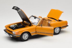Mercedes 450 SL R107 Cayenne Orange Norev 1:18 183350 Metall — Bild 2 von 10