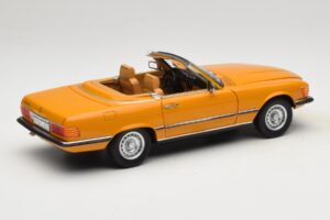 Mercedes 450 SL R107 Cayenne Orange Norev 1:18 183350 Metall — Bild 4 von 10