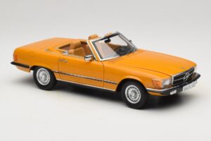 Mercedes 450 SL R107 Cayenne Orange Norev 1:18 183350 Metall — Bild 8 von 10