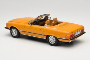 Mercedes 450 SL R107 Cayenne Orange Norev 1:18 183350 Metall — Bild 9 von 10
