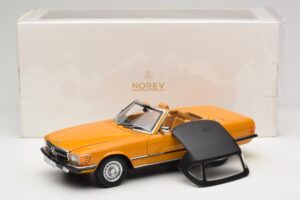 Mercedes 450 SL R107 Cayenne Orange Norev 1:18 183350 Metall — Bild 10 von 10