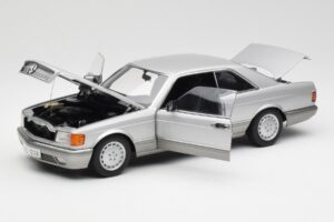 Mercedes 500 SEC C126 Silber AUTOart 1:18 76212 Metall — Bild 2 von 8