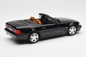 Mercedes SL 500 R129 Schwarz Norev 1:18 183750 Metall — Bild 4 von 10