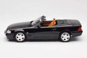 Mercedes SL 500 R129 Schwarz Norev 1:18 183750 Metall — Bild 5 von 10