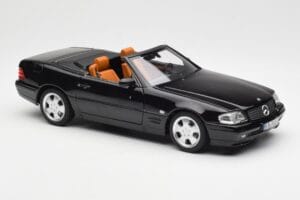 Mercedes SL 500 R129 Schwarz Norev 1:18 183750 Metall — Bild 8 von 10