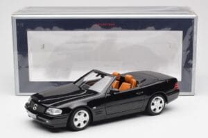 Mercedes SL 500 R129 Schwarz Norev 1:18 183750 Metall — Bild 10 von 10