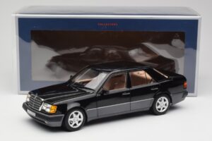 Mercedes 500E W124 Schwarz Limitierte Auflage Norev 1:18 183949 Metall — Bild 12 von 12