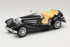 Mercedes 500K Roadster Schwarz Bburago 1:18 3020-P2 Metall — Bild 2 von 8