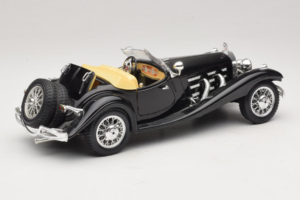 Mercedes 500K Roadster Schwarz Bburago 1:18 3020-P2 Metall — Bild 3 von 8