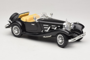 Mercedes 500K Roadster Schwarz Bburago 1:18 3020-P2 Metall — Bild 6 von 8