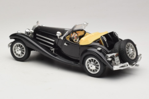 Mercedes 500K Roadster Schwarz Bburago 1:18 3020-P2 Metall — Bild 7 von 8