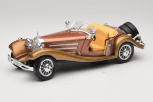 Mercedes 500K Roadster Kupfer Metallic Bburago 1:18 3020-P1 Metall — Bild 2 von 8