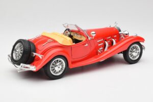 Mercedes 500K Roadster Rot Bburago 1:18 3020 Metall — Bild 3 von 8
