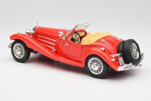 Mercedes 500K Roadster Rot Bburago 1:18 3020 Metall — Bild 7 von 8