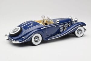 Mercedes 500K Special Roadster Blau Maisto 1:18 56059 Metall — Bild 3 von 8