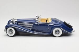 Mercedes 500K Special Roadster Blau Maisto 1:18 56059 Metall — Bild 4 von 8