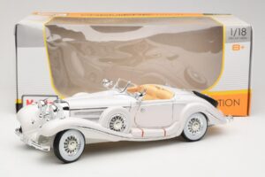 Mercedes 500K Special Roadster Weiß Premiere Edition Maisto 1:18 536055 Metall — Bild 8 von 8