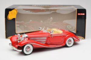 Mercedes 500K Special Roadster Rot Maisto 1:18 56058 Metall — Bild 8 von 8