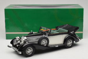 Mercedes 540K Cabriolet Schwarz Silber Cult Models 1:18 CML184-3 Metall — Bild 6 von 6