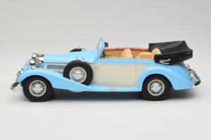 Mercedes 540K Cabriolet Blau Weiß Cult Models 1:18 CML184-2 Metall — Bild 3 von 6