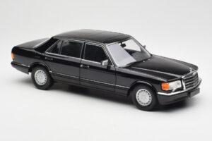 Mercedes 560 SEL W126 Schwarz Händler Edition Norev 1:18 B66040599 Metall — Bild 6 von 8