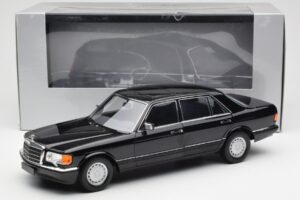 Mercedes 560 SEL W126 Schwarz Händler Edition Norev 1:18 B66040599 Metall — Bild 8 von 8