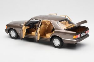 Mercedes 560 SEL W126 Impala Braun Händler Edition Norev 1:18 B66040646 Metall — Bild 5 von 8