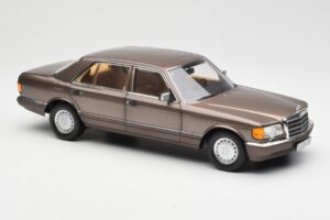 Mercedes 560 SEL W126 Impala Braun Händler Edition Norev 1:18 B66040646 Metall — Bild 6 von 8