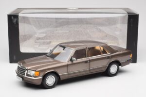 Mercedes 560 SEL W126 Impala Braun Händler Edition Norev 1:18 B66040646 Metall — Bild 8 von 8