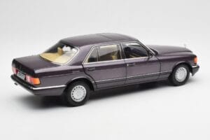Mercedes 560 SEL W126 Lila Metallic Norev 1:18 183544 Metall — Bild 3 von 8